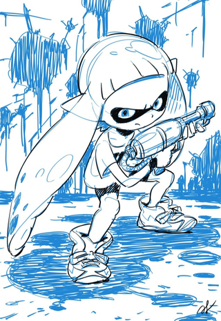 Illustration for article titled And Now, Some Splatoon Fan Art
